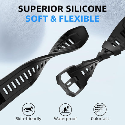 Sports Band Compatible with T-Rex 3 Smartwatch, Soft Silicone Adjustable Watch Band, Skin-Friendly Strap for T-Rex 3 with 1 Install Tool